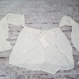 Americal clothing detached sleeve blouse